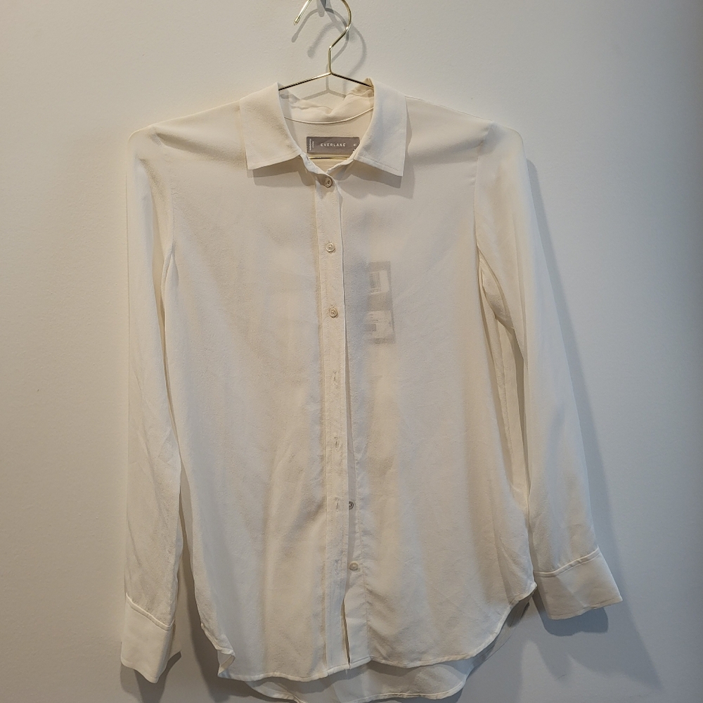 Everlane Clean silk shirt